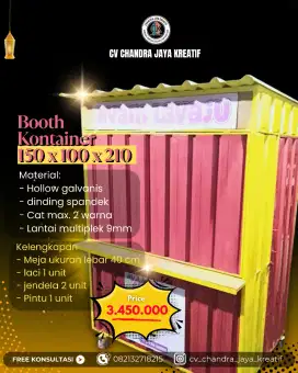 Booth Kontainer Sidoarjo