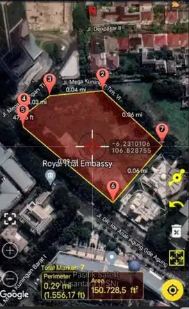 Dijual Tanah Strategis Dalam Kawasan Bisnis di Mega Kuningan Jakarta