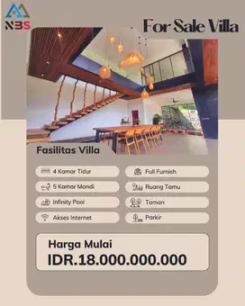 dijual villa baru dengan view jungle lokasi tampaksiring gianyar bali