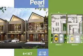 Dijual Rumah Cluster Denver Uk 8x15 Posisi Badan Type Pearl Pik2