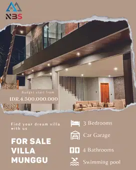 for sale new brand villa in munggu with contemporary design