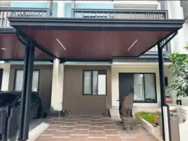 Kanopi plafond PVC rangka besi holo