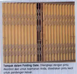 Ahli service dan pasang baru rolling door dan folding gate