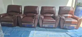 4 Unit Sofa Cheers Maxwell Reclening Kulit Asli