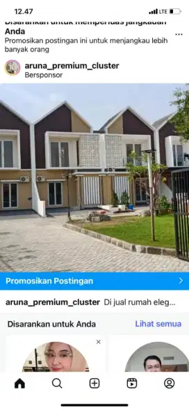 Rumah elegant 2 1/2 lantai di pitara depok