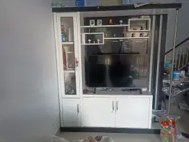 Lemari Bufet tv buat sekat ruang tamu