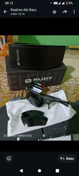 Kacamata rudy tipe rydon original