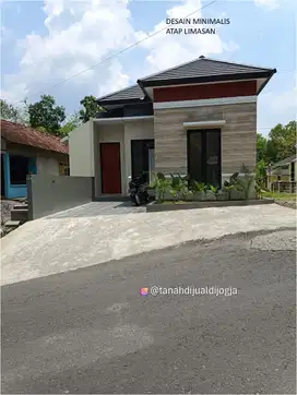 Rumah dekat Jl Wates KM 12 Siap Huni Pinggir Jl Raya di Sedayu Bantul