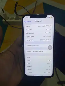 IPHONE XS FULLSET 256gb inter
