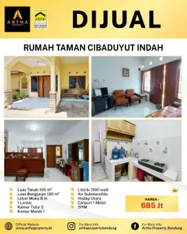 Turun Harga Rumah Taman Cibaduyut Indah Lokasi Dekat Alfa  Harga Nego