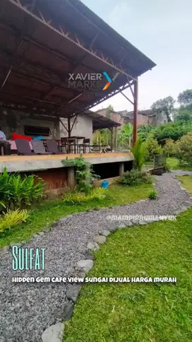Rumah Usaha plus Cafe Nuansa Alam di Sulfat Malang Harga Murah