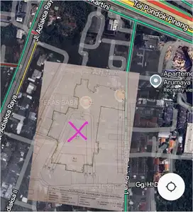Dijual Cepat Tanah di Lebak Bulus Jakarta Selatan