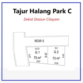 2,15 Jt/Meter Kavling Tajur Halang Bogor, Legalitas SHM Harga Nego