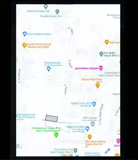 Tanah 700 m2 bentuk datar siap untuk dibangun   Rumah