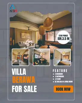 Villa Luxury Minimalis dengan Desain Properti Jepang lokasi Canggu