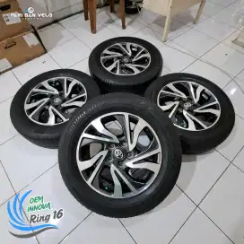 Velg OEM INNOVA Facelift Ring 16 lebar 6 BAN BRIDGESTONE ECOPIA