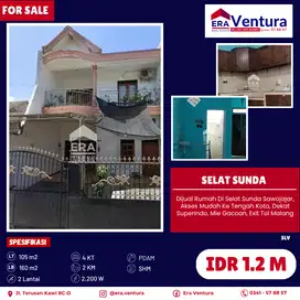 Dijual Rumah Di Selat Sunda Sawojajar, Dekat Exit Tol