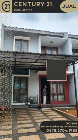 DIJUAL RUMAH 2 LANTAI DI ADDRESS LEUWINANGGUNG TAPOS DEPOK