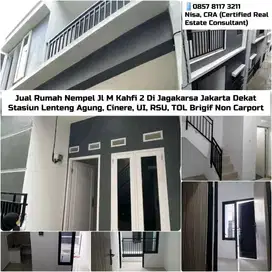 Rumah Siap Huni Cepat Nempel ke Jl M Kahfi 2 Dekat Stasiun Lenteng Agg