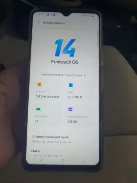Dijual hp vivo bekas seperti baru