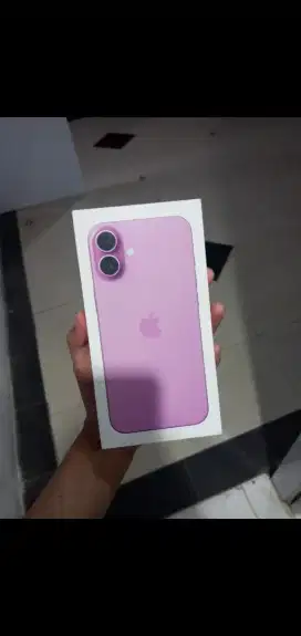 Iphone 16 plus 128gb pink garansi ibox 1 tahun paa