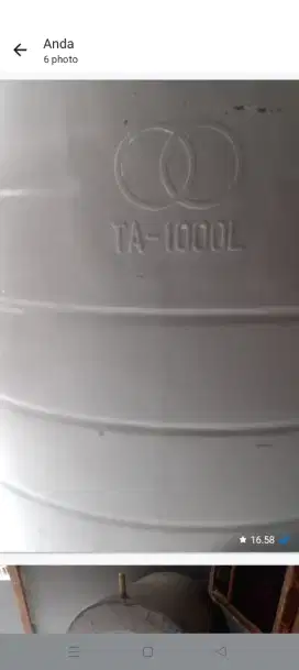Toren  TA  dua lingkar 1000L
