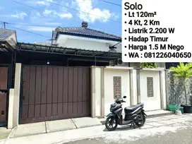 Jual Rumah Siap Huni Area Jajar Solo, Dekat Manahan, Alila,Fajar Indah