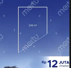 Tanah Kavling 245 Meter Siap Bangun Pondok Cabe Tangerang