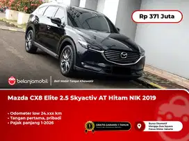 [ LOW KM ] Mazda CX-8 CX8 CX 8 Elite 2.5 Skyactiv AT Hitam 2019