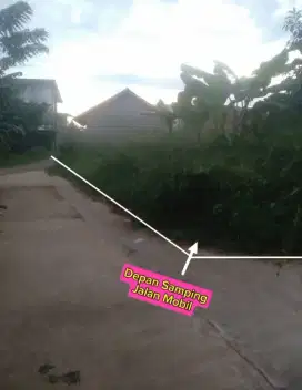 JUAL TANAH STRATEGIS POSISI DI HOOK JALAN MOBIL