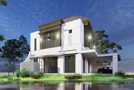 Rumah baru modern klasik di BSD Nusaloka