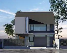 RUMAH MINIMALIS DESAIN MODERN KENCANA LOKA SEKTOR 12.5 BSD