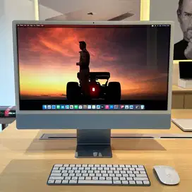 iMac M3 2023 8GB RAM 256GB SSD 24 Inch Retina 4 Port Fullset Original