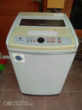 Mesin cuci 1 tabung otomatis Merk Samsung diamond drum