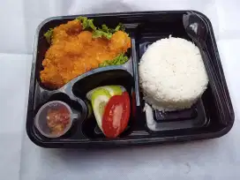 Paket nasi Katsu