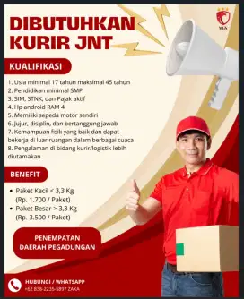 loker kurrir jnt daerah kalideres