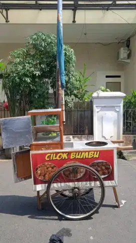 Gerobak Cilok 1 set siap Dagng Baru