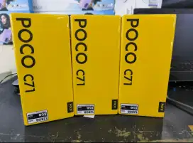 Poco C71 Xiaomi Ram 4GB+4GB/128GB baru Segel