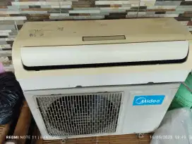 Ac bekas midea 1/2pk+pasang garansi