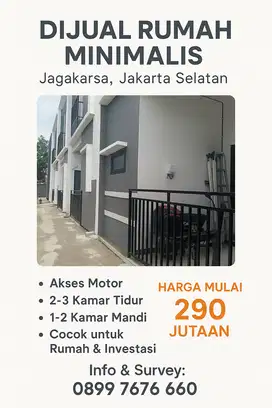 Rumah minimalis Murah di Ciganjur Jagakarsa Jakarta Selatan