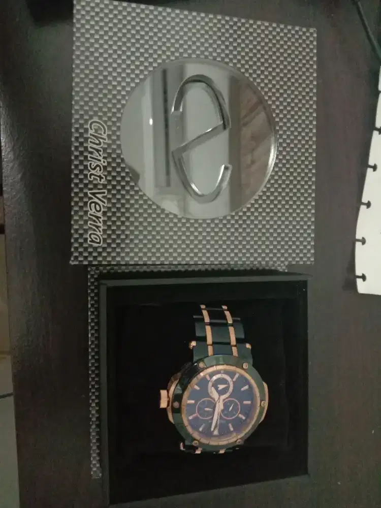 Jam tangan crist verra ori no minus.