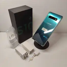 FULLSET MULUS EX SEIN  SAMSUNG GALAXY S10 PLUS  8/128 GREEN NO MINUS