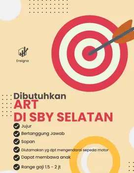 Dibutuhkan ART di Surabaya Selatan, Sidosermo