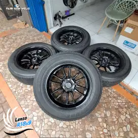 ️Velg Lenso Flow Forming Ring 18 lebar 9 pcd. 6x139,7 et 0 dan ban