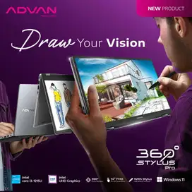 ADVAN 360 Stylus Pro Laptop 2 in 1 Intel Core i3-1215U 14