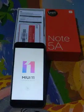 Redmi note 5A layar 5.5 HD display