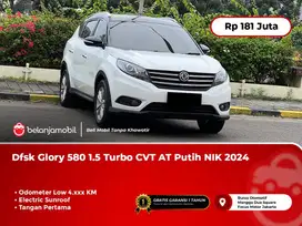 [KM 4RB] Dfsk Glory 580 1.5 Turbo CVT AT Sunroof Putih NIK 2024
