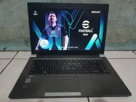 Toshiba Corei5 5200u Slim model Ram8GB Ssd256GB Lengkap Mantap