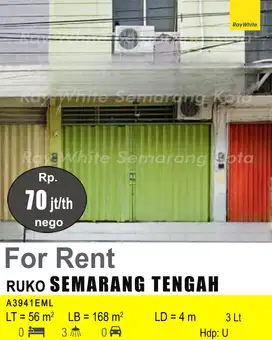 Ruko 3 lantai Tengah Kota Jl Pringgading cocok usaha kuliner laundry