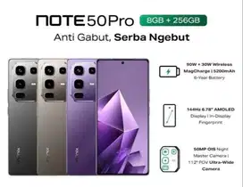 INFINIX NOTE 50 PRO (8/256) NEW GARANSI RESMI NASIONAL